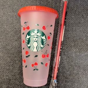 Starbucks Asia 24oz Cherry Plastic Tumbler BNWT